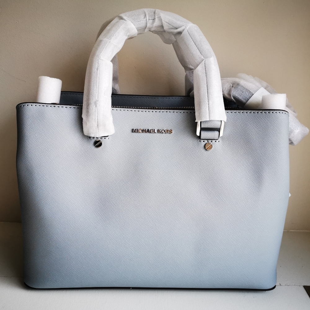 Michael Kors Baby Blue Savannah Satchel